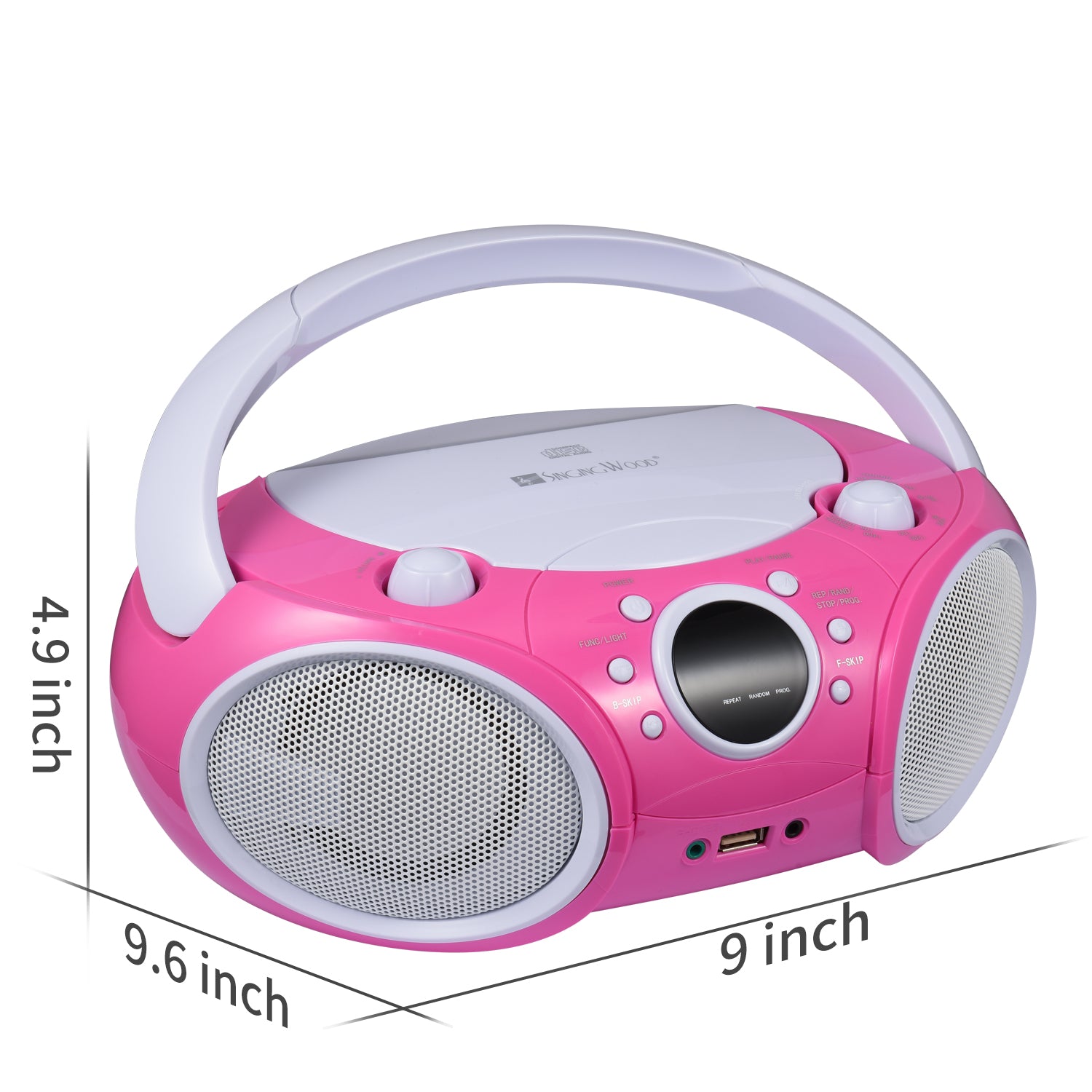 SBX030BTL Boombox w/ LED Light (Kitty Pink)