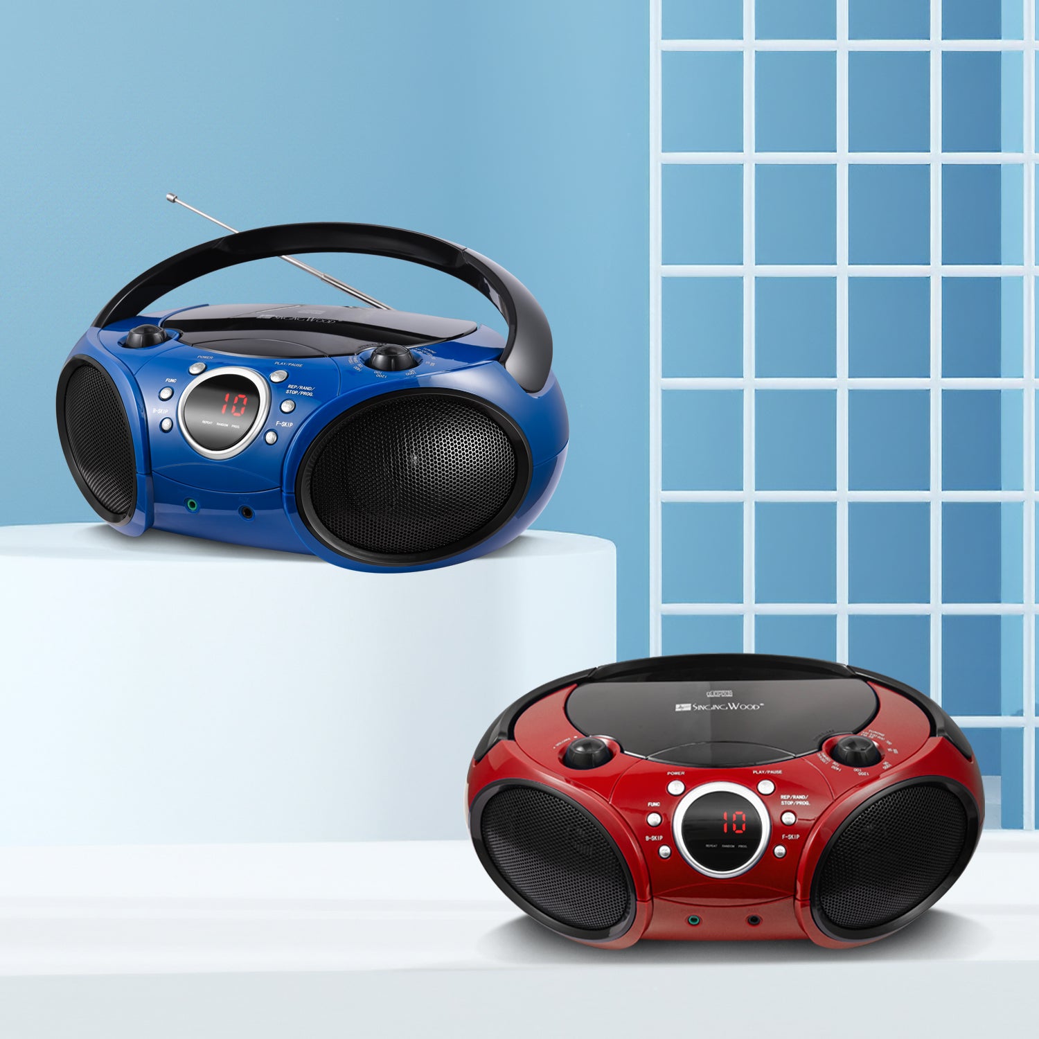 SBX030BT Boombox (Firemist Red)