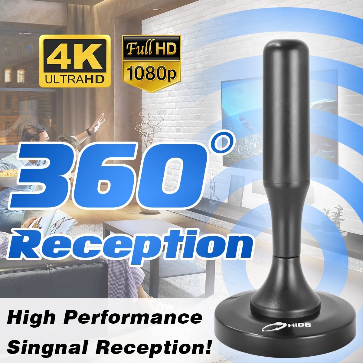 TV Antenna, Digital TV Antenna for Smart TV Indoor
