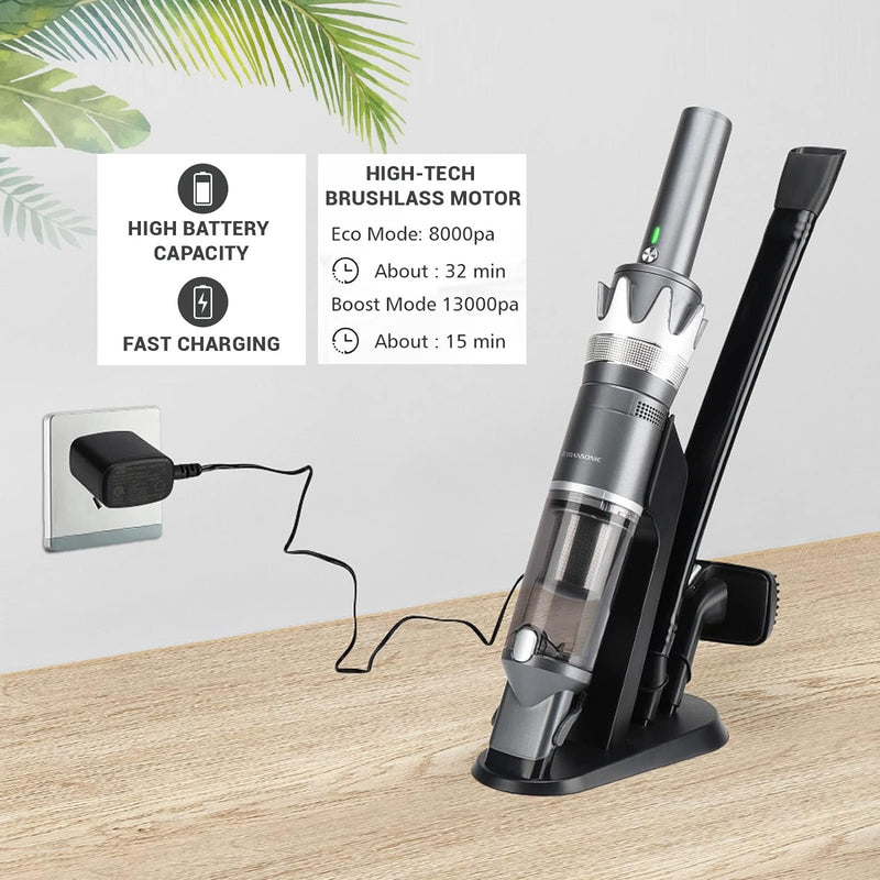 Transonic Handheld Vacuum Cordless Portable Vacuum Cleaner