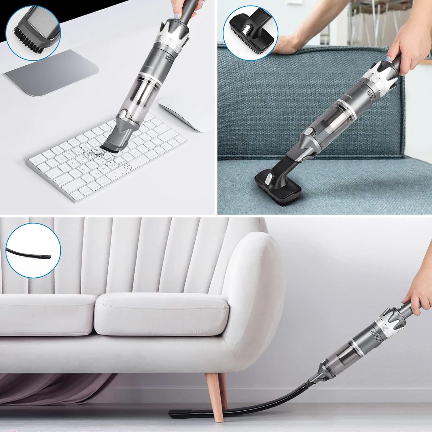 Transonic Handheld Vacuum Cordless Portable Vacuum Cleaner