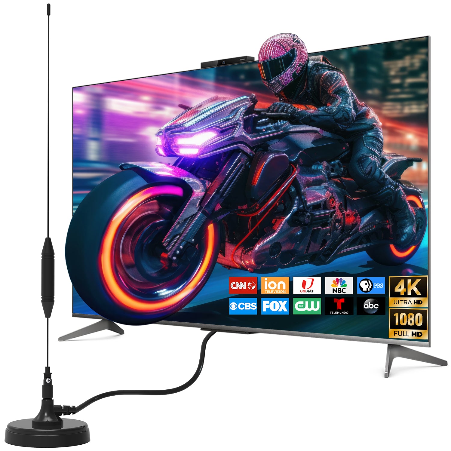 Digital TV Antenna for Smart TV - 200+ Mile