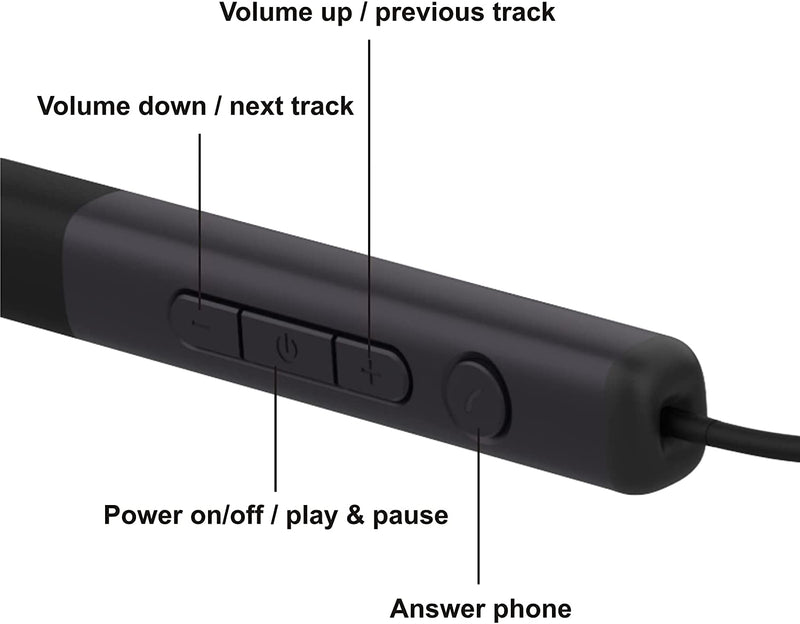 Prosonic N10 Wireless Neckband Headphones with 12mm Drivers