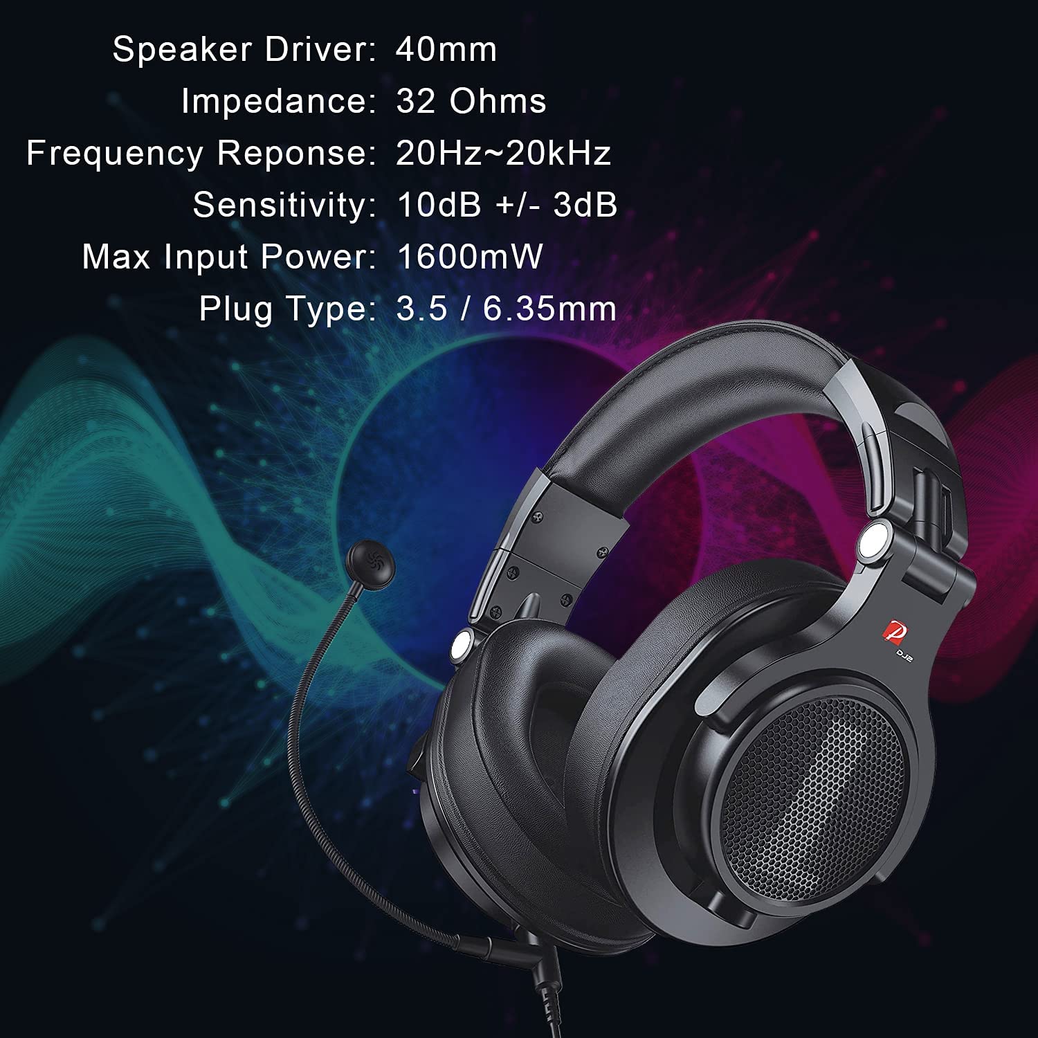 Prosonic DJ2KG Headsets with Boom Mic