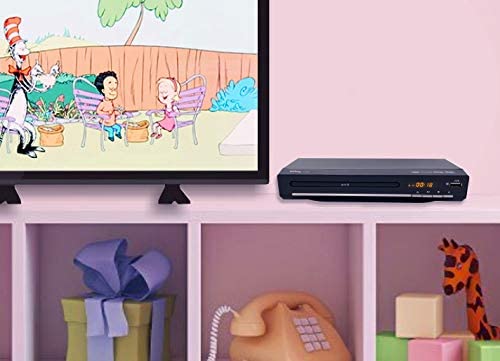 hPlay Compact Desktop DVD Media Player for TV, Region Free