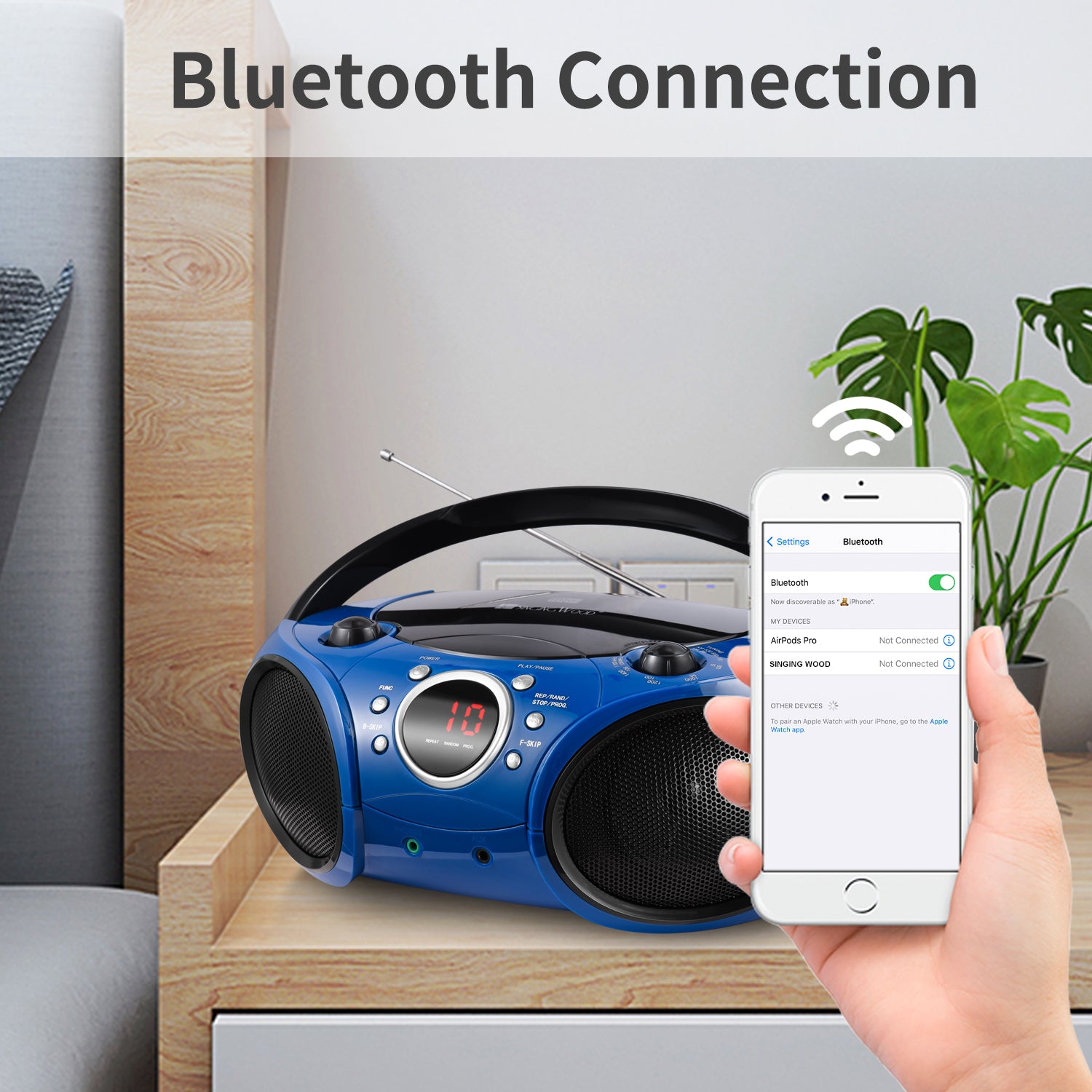 SBX030BT Boombox (Starlight Blue)