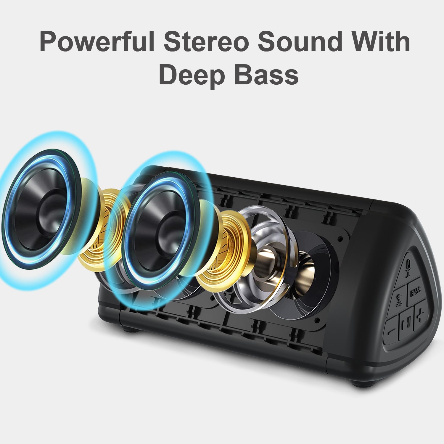 Prosonic BT3 Portable Wireless Bluetooth Speaker (Black)