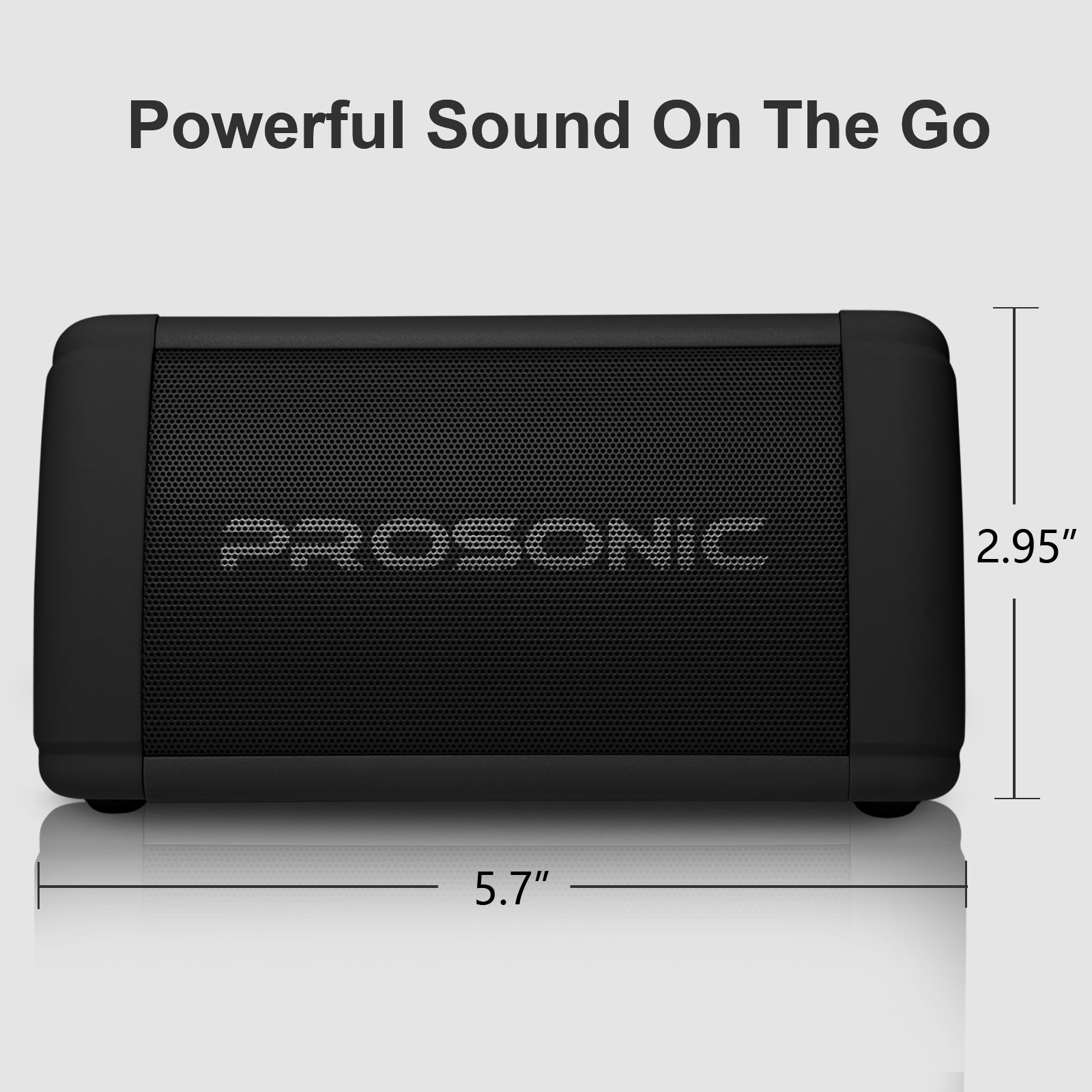 Prosonic BT3 Portable Wireless Bluetooth Speaker (Black)