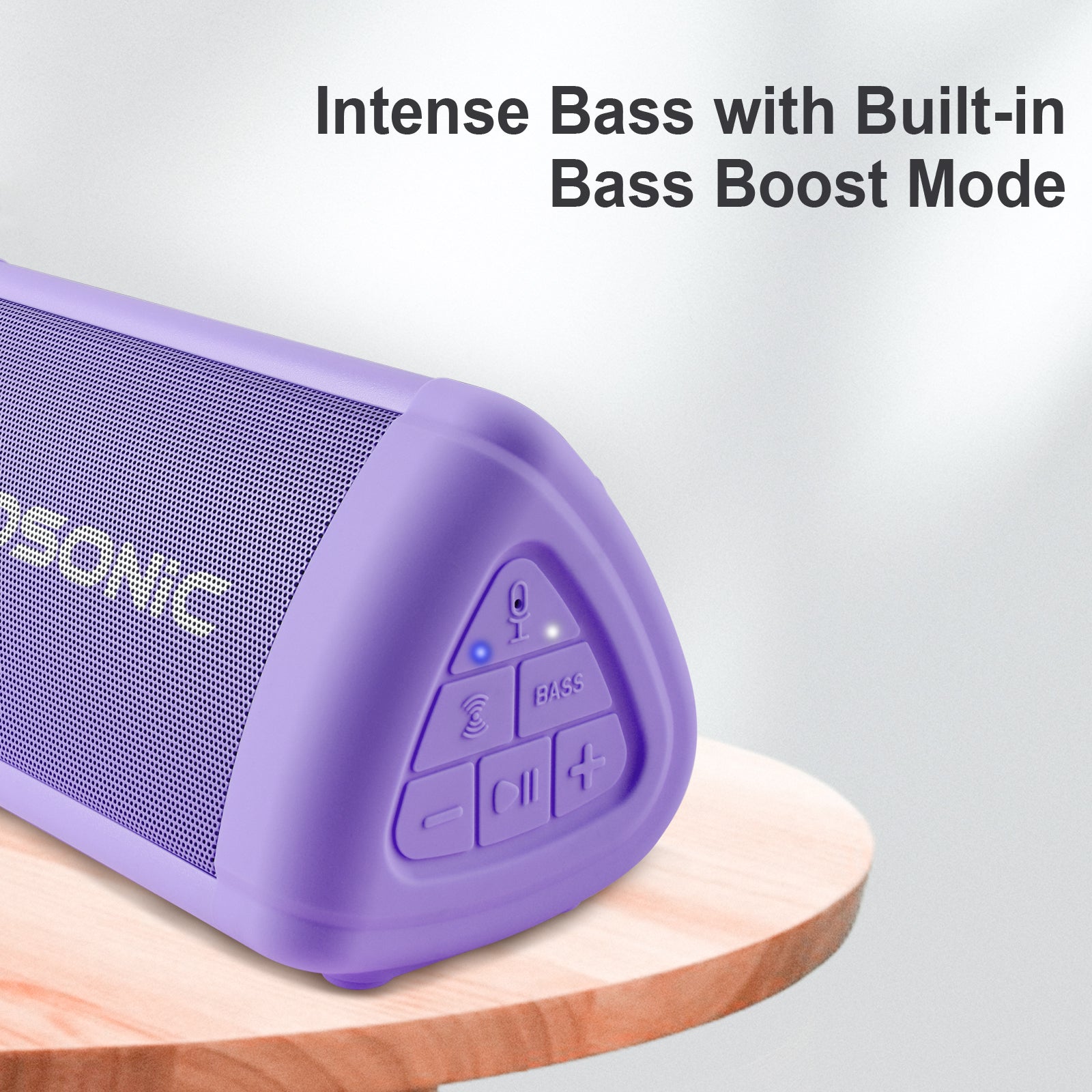 Prosonic BT3 Portable Wireless Bluetooth Speaker (Purple)